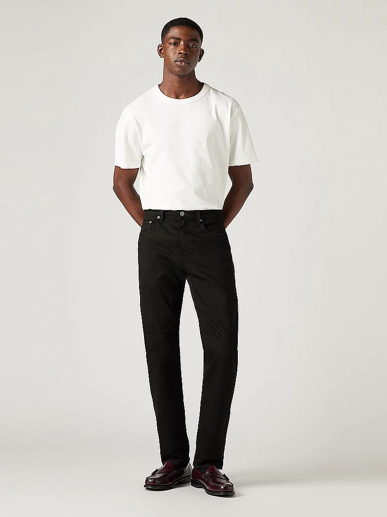 Levis 502 Tapered Jeans Black 29/L32 5