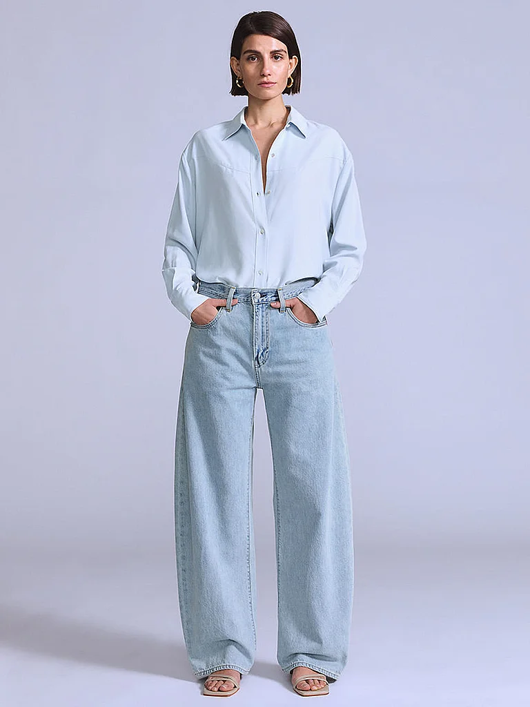 Levi's Barrell Fit Jeans Light Blue 30/L31 Women 2