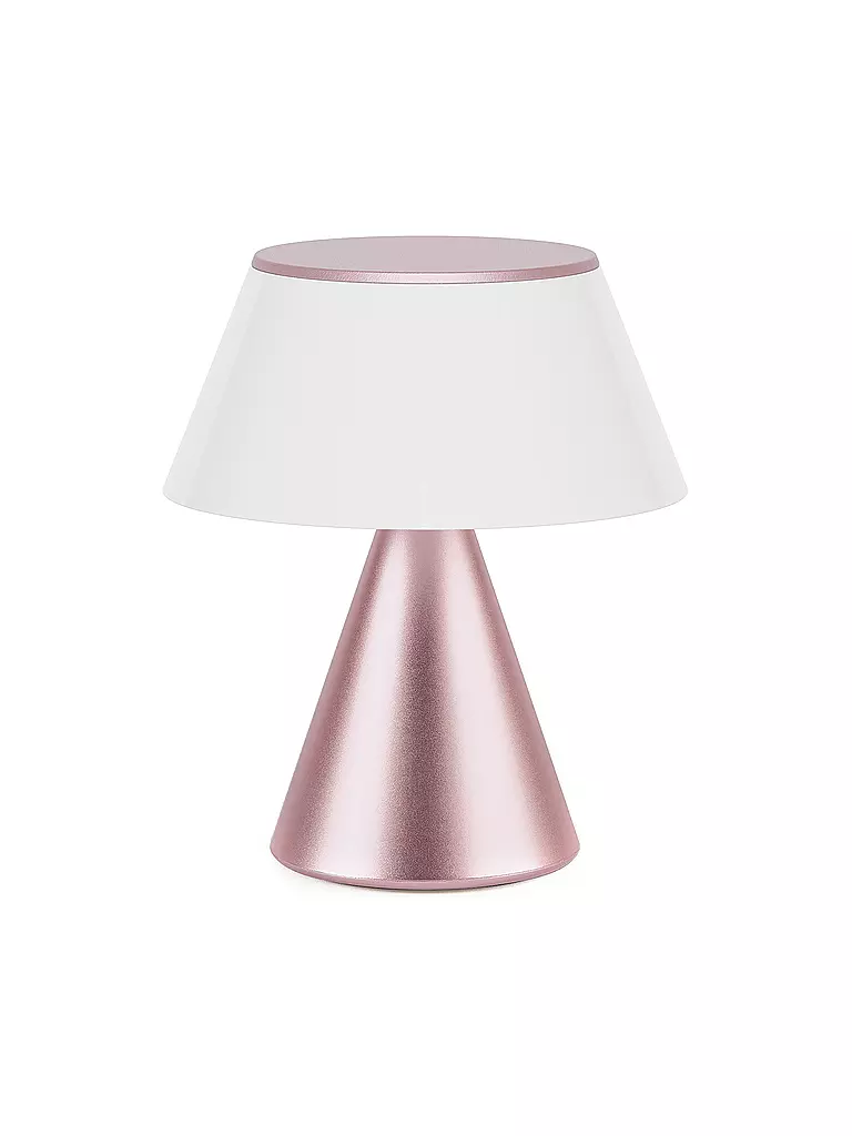 LEXON | LED Lampe LUMA M 10,8cm Light Pink | rosa