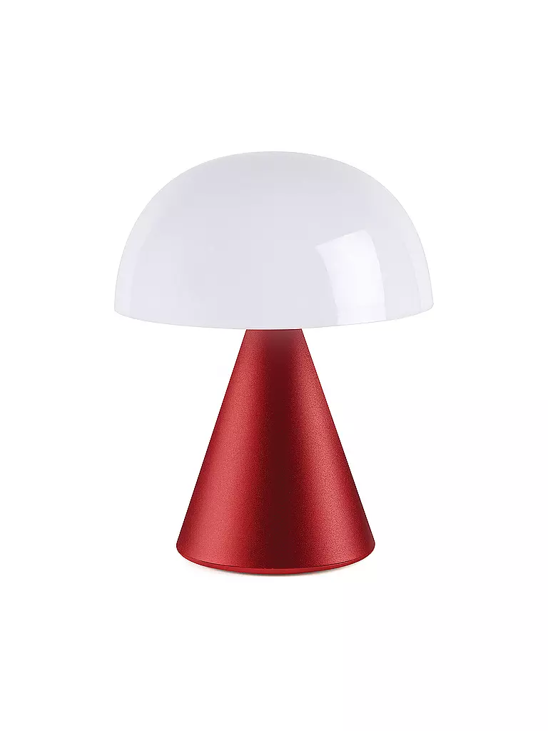 LEXON | LED Lampe MINA L 17cm Dark Red | dunkelrot