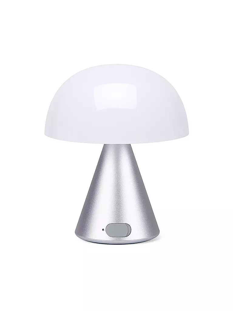 LEXON | LED Lampe MINA M 11cm Alu Finish | silber