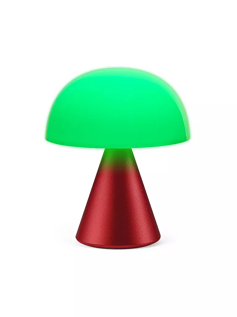 LEXON | LED Lampe MINA M 11cm Dark Red | dunkelrot