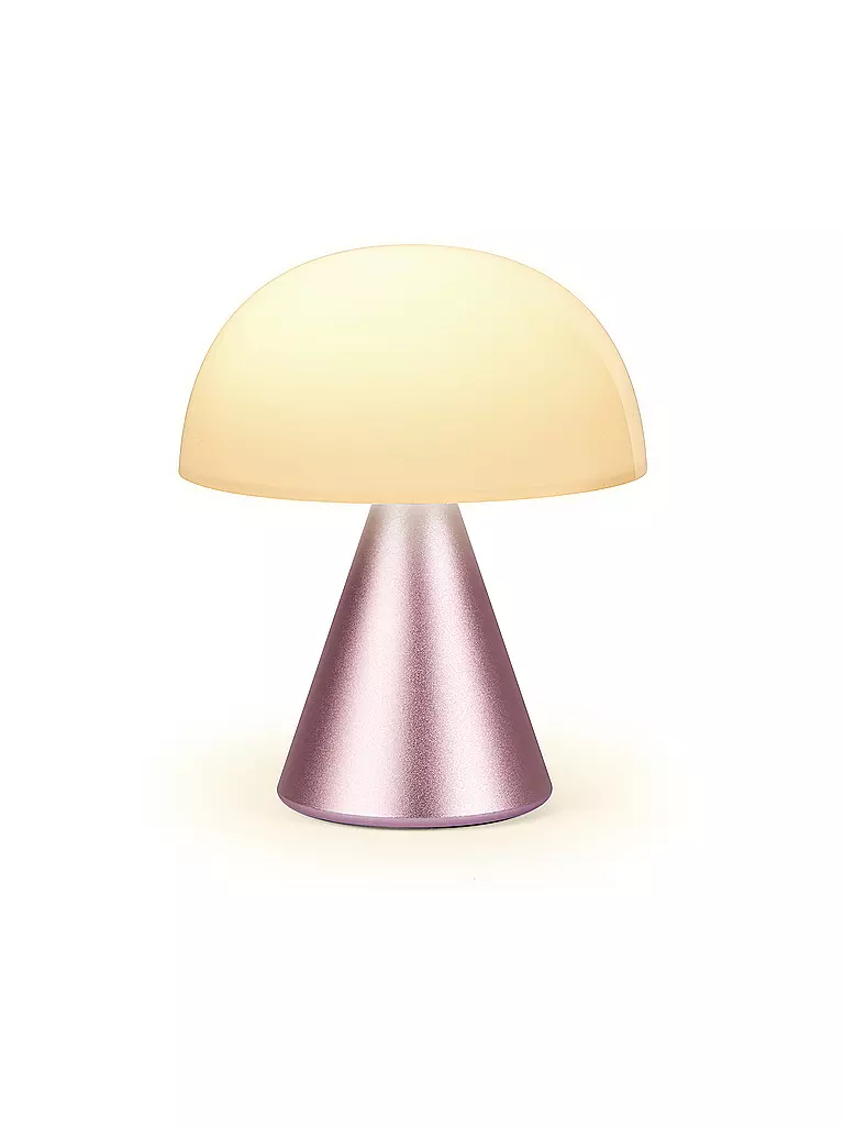 LEXON | LED Lampe MINA M 11cm Light Pink | rosa