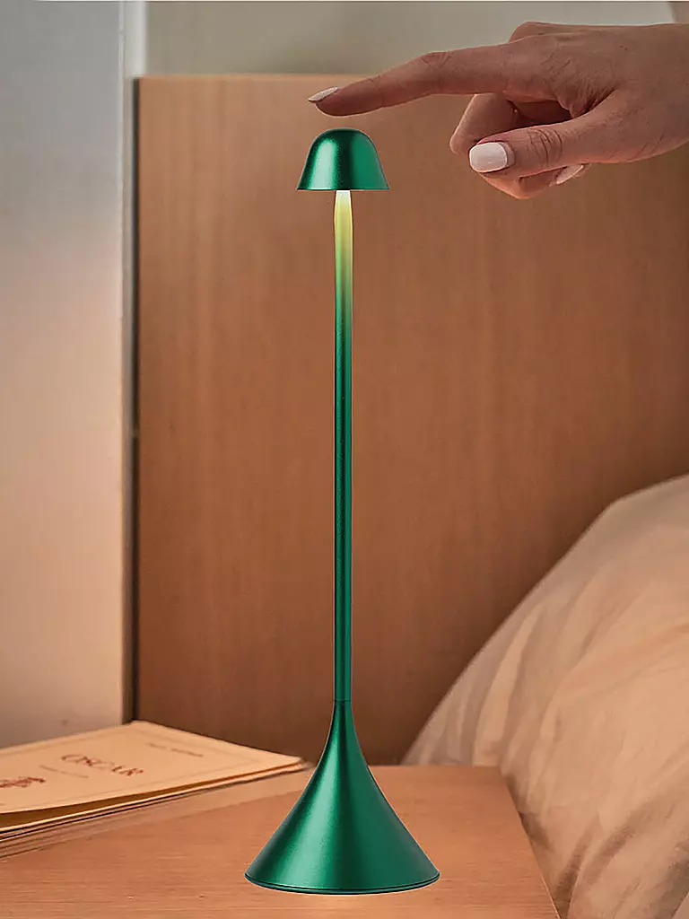LEXON | LED Lampe STELI 28,6cm Dark-Green | dunkelgrün