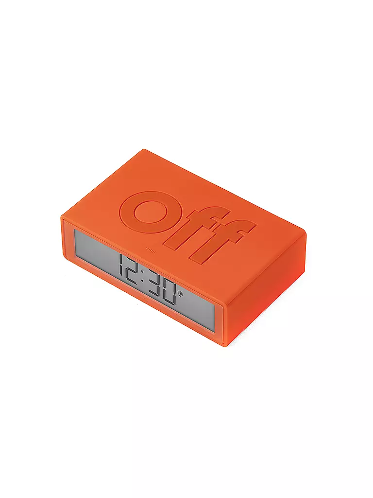 LEXON | Wecker FLIP+ 10x6,5cm Orange | orange