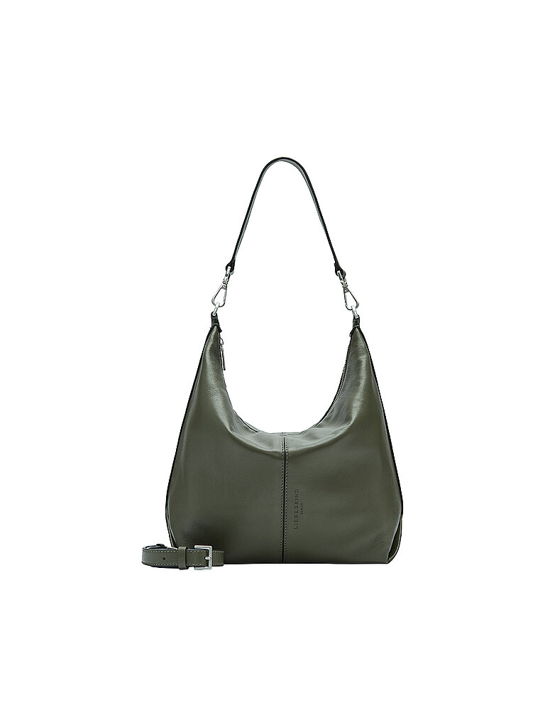 Ledertasche - Hobo PARIS Medium olive damen