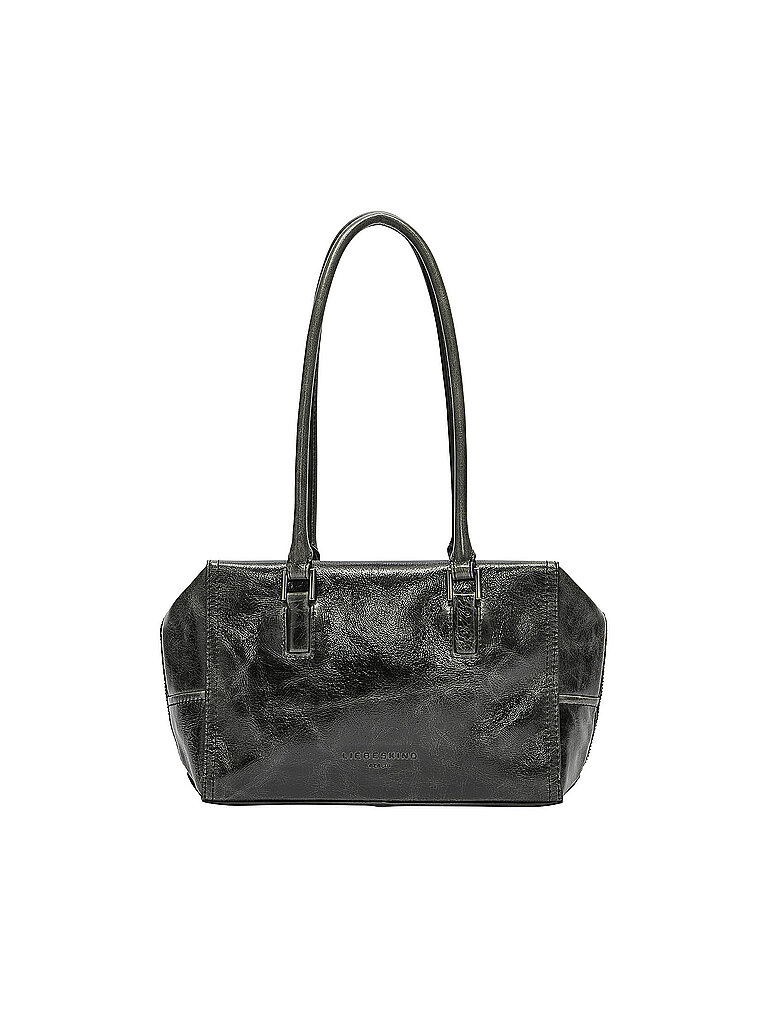 Ledertasche - Schultertasche KAYLA Small schwarz damen