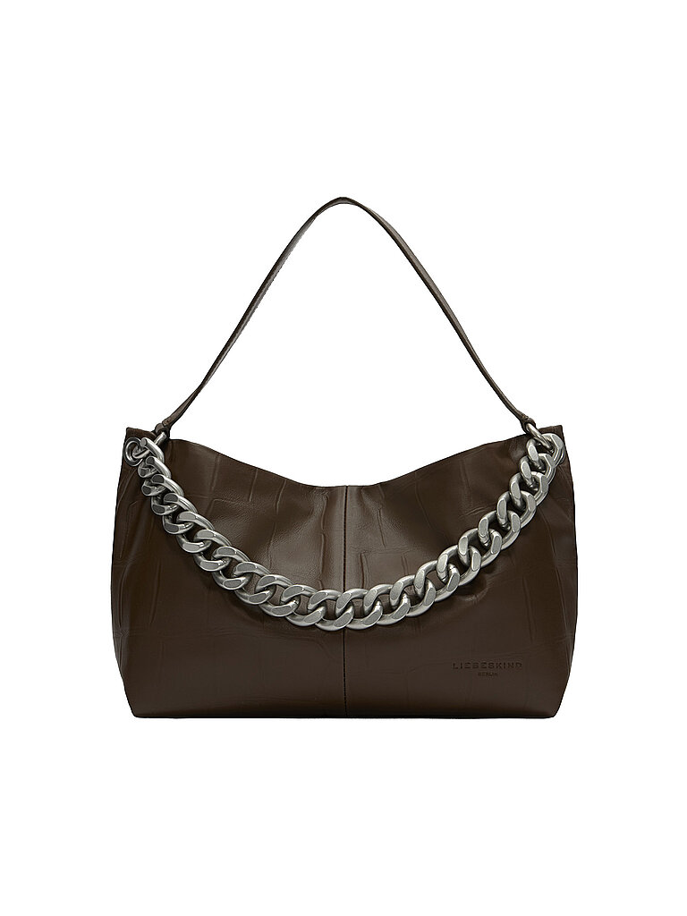 Ledertasche - Hobo Bag MIRA Medium braun damen