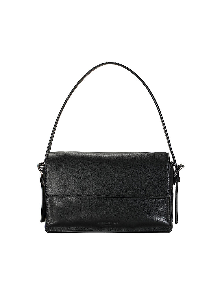 Ledertasche - Schultertasche AUDREY Small schwarz damen