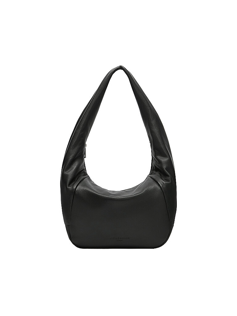 LIEBESKIND BERLIN Ledertasche - Hobo Bag FARRAH Medium schwarz