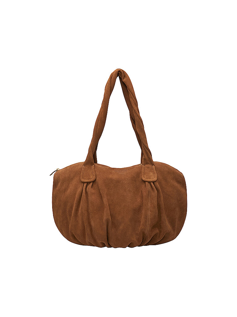 LIEBESKIND BERLIN Ledertasche - Hobo Bag LUCY Medium braun