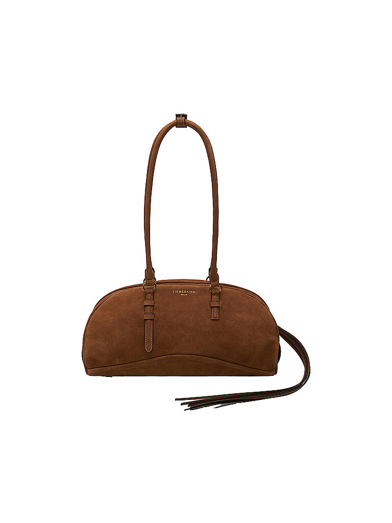 LIEBESKIND BERLIN Ledertasche - Schultertasche FRIEDA Medium braun