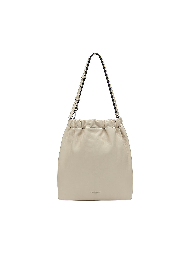 Ledertasche - Schultertasche CLOUD II Medium creme damen