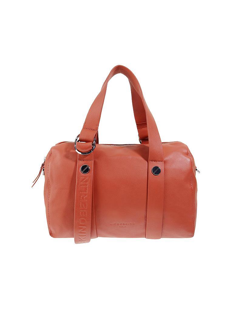 LIEBESKIND BERLIN | Ledertasche - Bowlingbag "Ring Ring" | orange