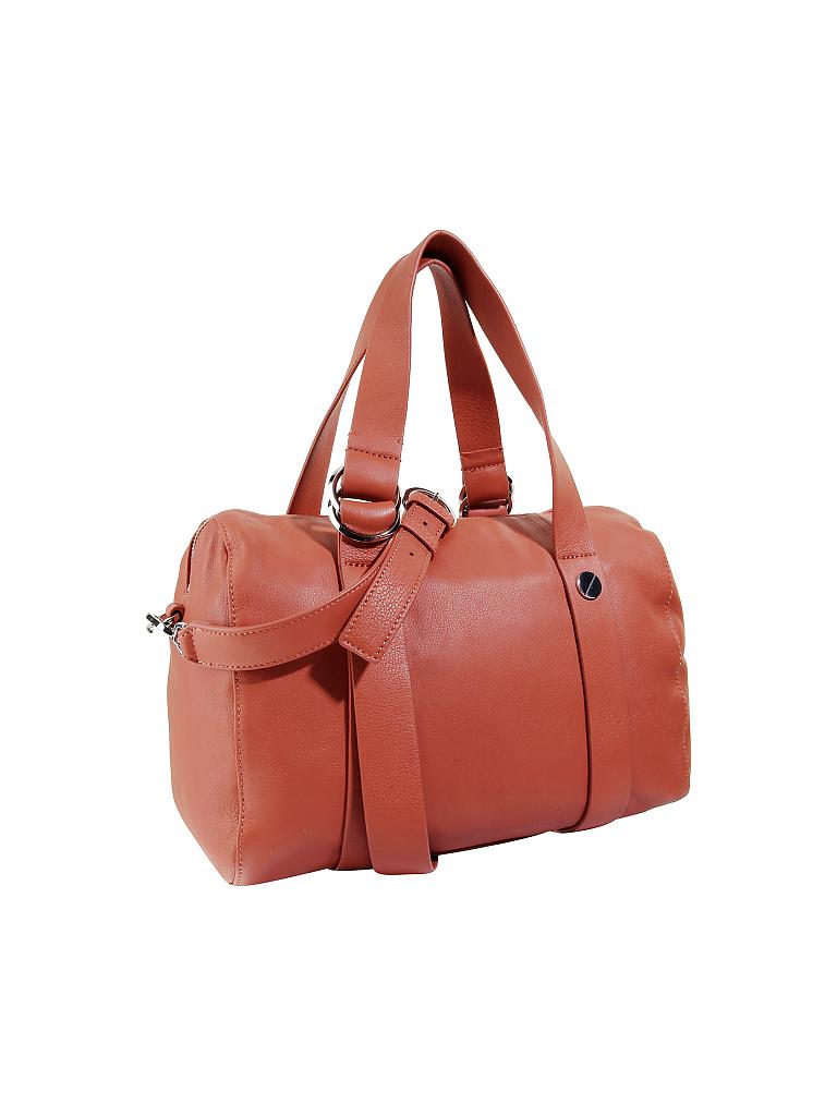 LIEBESKIND BERLIN | Ledertasche - Bowlingbag "Ring Ring" | orange