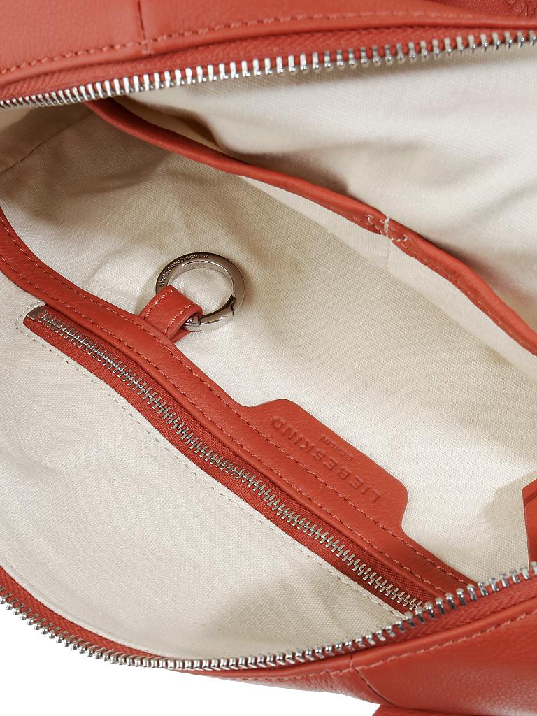 LIEBESKIND BERLIN | Ledertasche - Bowlingbag "Ring Ring" | orange