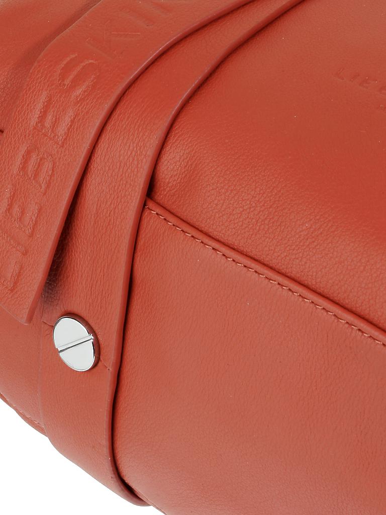 LIEBESKIND BERLIN | Ledertasche - Bowlingbag "Ring Ring" | orange