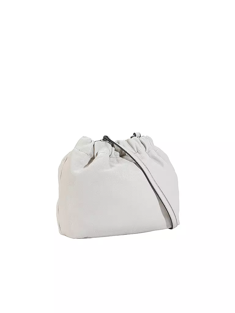 LIEBESKIND BERLIN | Ledertasche - Bucket Bag RUFFLE Small | hellgrün