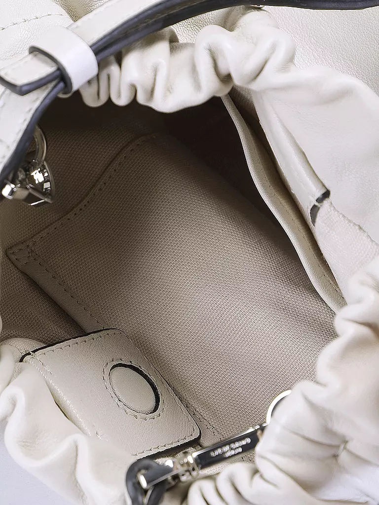 LIEBESKIND BERLIN | Ledertasche - Bucket Bag RUFFLE Small | hellgrün