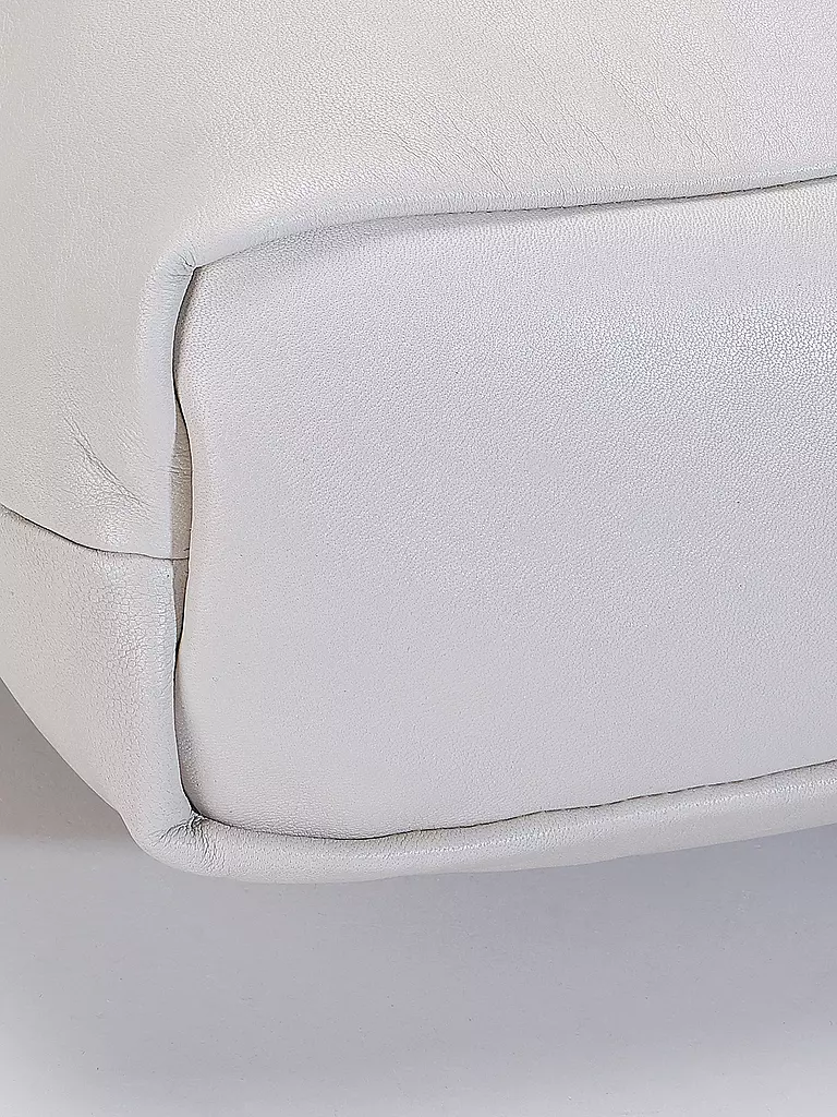 LIEBESKIND BERLIN | Ledertasche - Bucket Bag RUFFLE Small | hellgrün