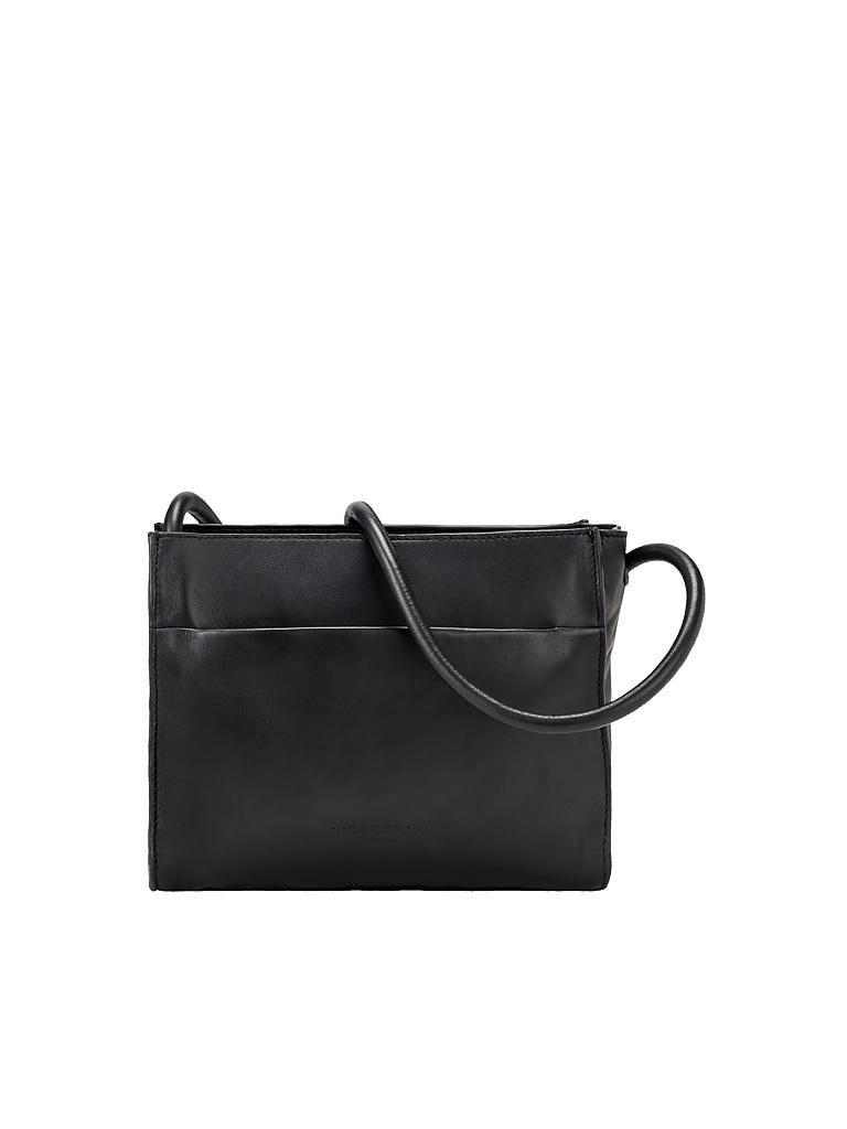 LIEBESKIND BERLIN | Ledertasche - Crossbody "Drawstring" M | schwarz