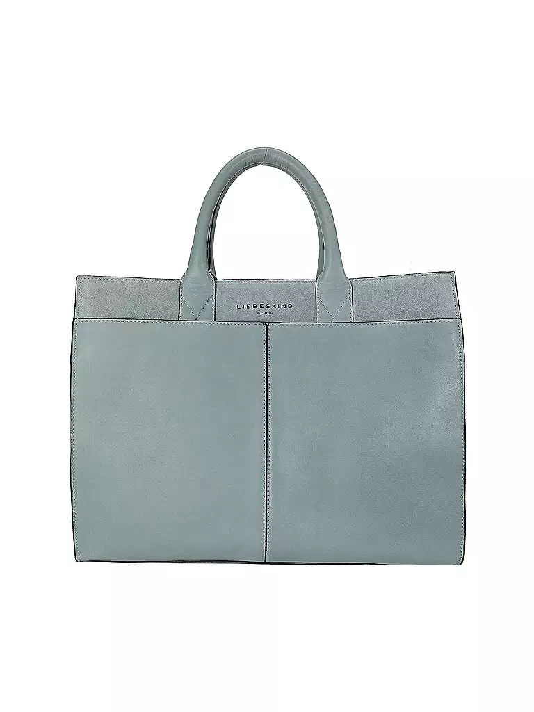 LIEBESKIND BERLIN | Ledertasche - Henkeltasche X-Large | türkis
