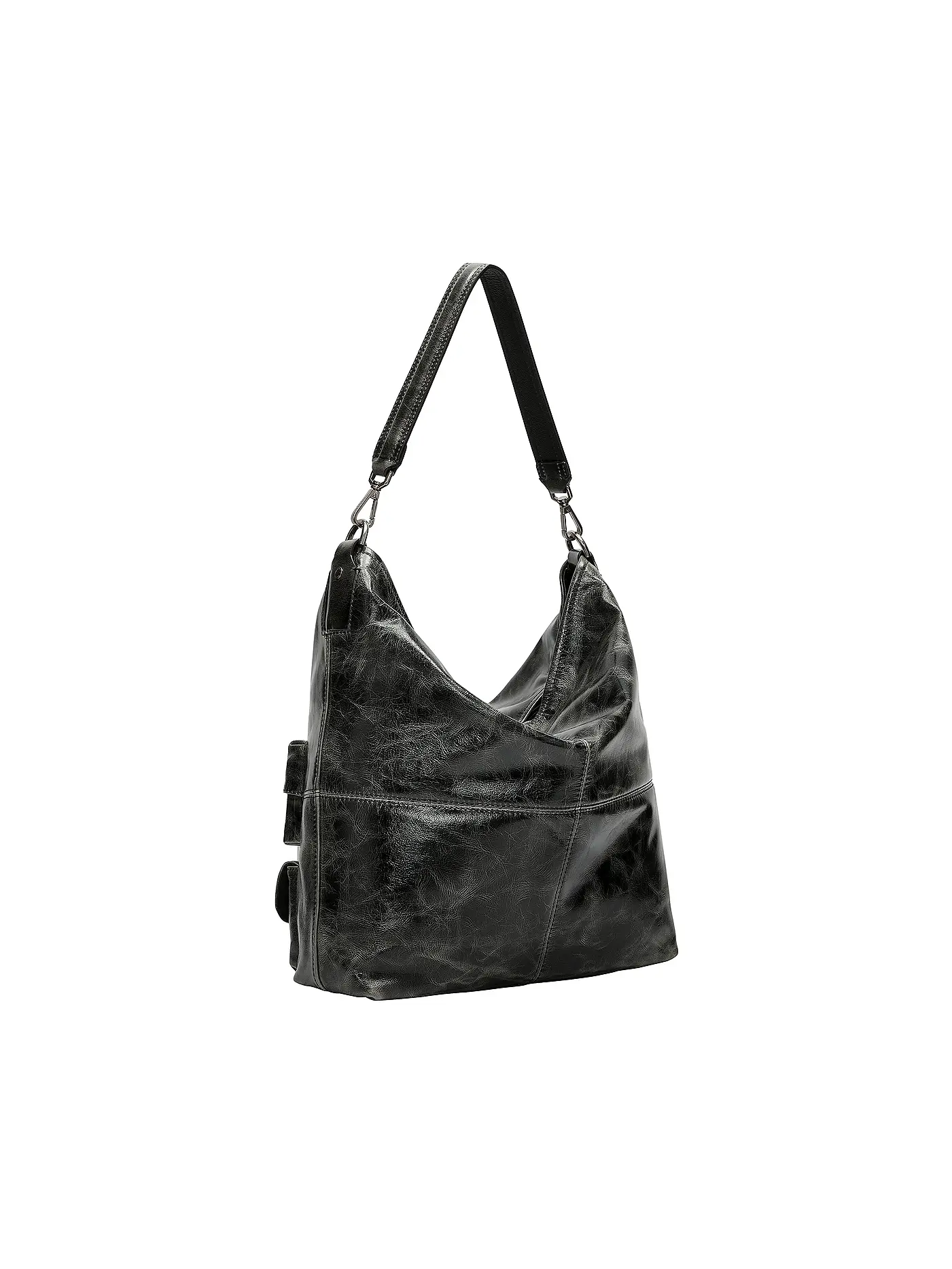 LIEBESKIND BERLIN | Ledertasche - Hobo ARCHIVE LK 204 Medium | schwarz