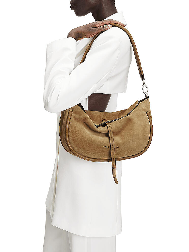 LIEBESKIND BERLIN | Ledertasche - Hobo Bag Fab M | beige