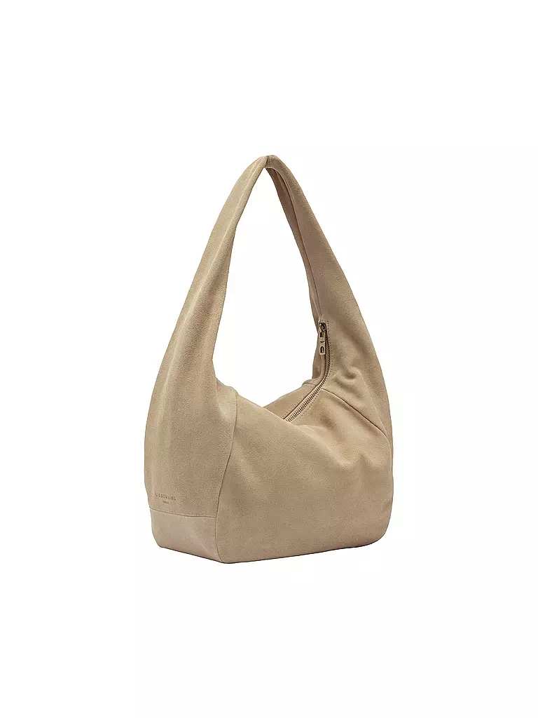 LIEBESKIND BERLIN | Ledertasche - Hobo Bag FARRAH Medium | beige