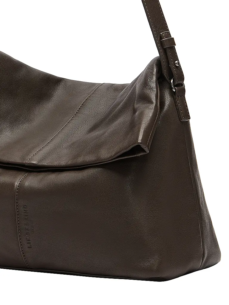 LIEBESKIND BERLIN | Ledertasche - Hobo Bag FIONA Medium | Braun