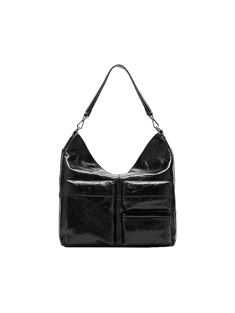 LIEBESKIND BERLIN | Ledertasche - Hobo Bag LK 204 Medium | schwarz