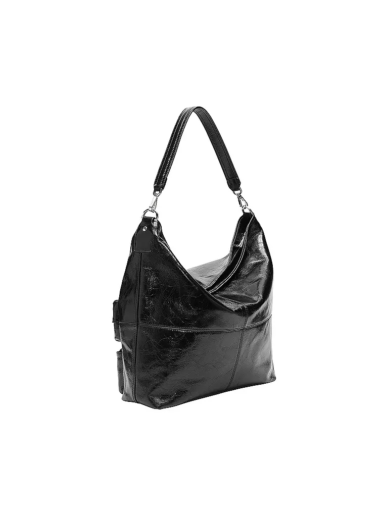 LIEBESKIND BERLIN | Ledertasche - Hobo Bag LK 204 Medium | schwarz