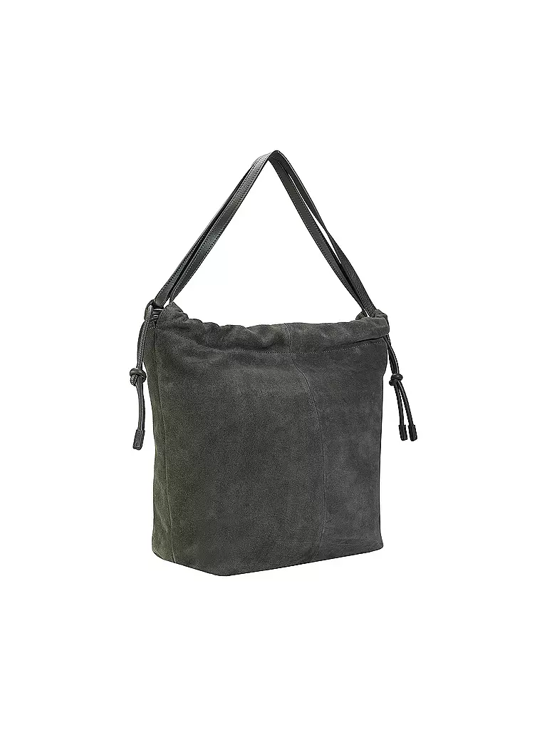 LIEBESKIND BERLIN | Ledertasche - Hobo Bag LYA Medium | olive