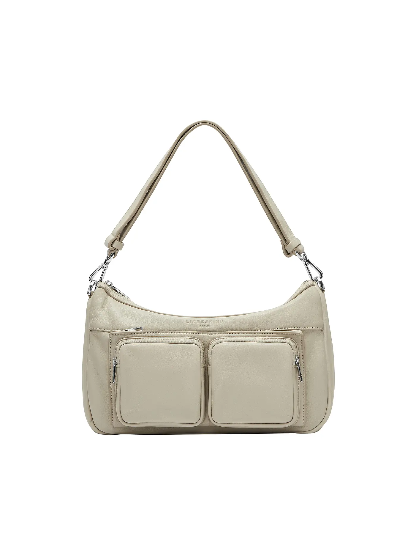 LIEBESKIND BERLIN | Ledertasche - Hobo Bag MAIA Medium | creme