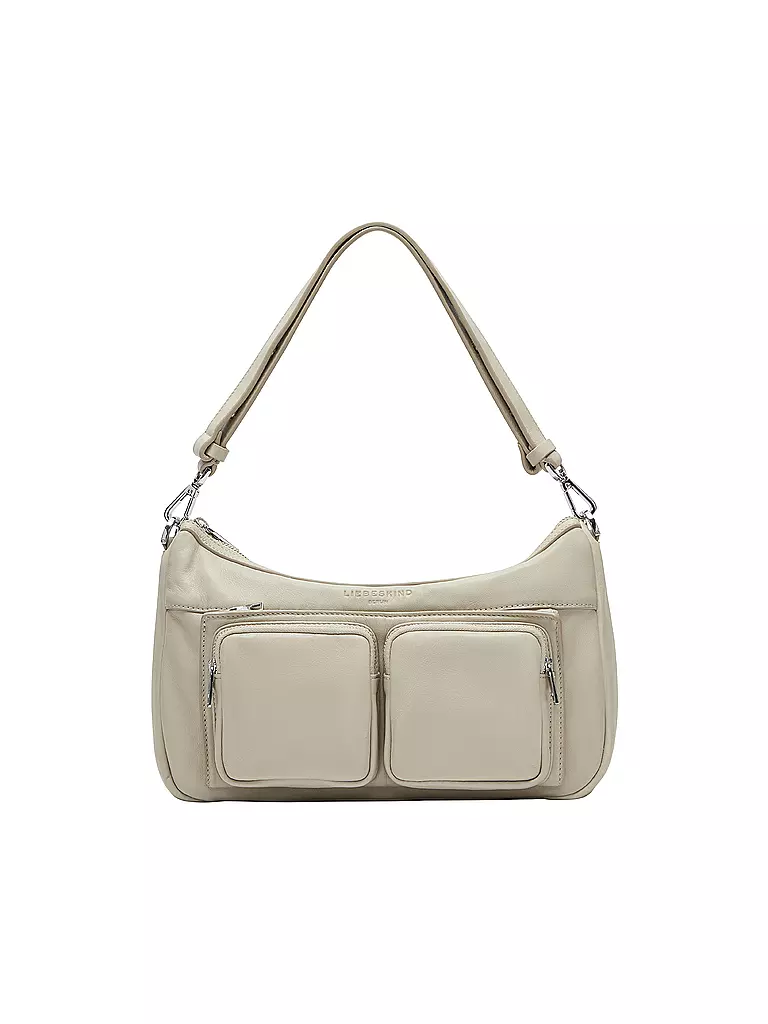 LIEBESKIND BERLIN | Ledertasche - Hobo Bag MAIA Medium | creme