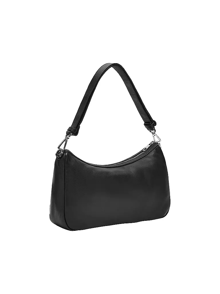 LIEBESKIND BERLIN | Ledertasche - Hobo Bag MAIA Medium | schwarz