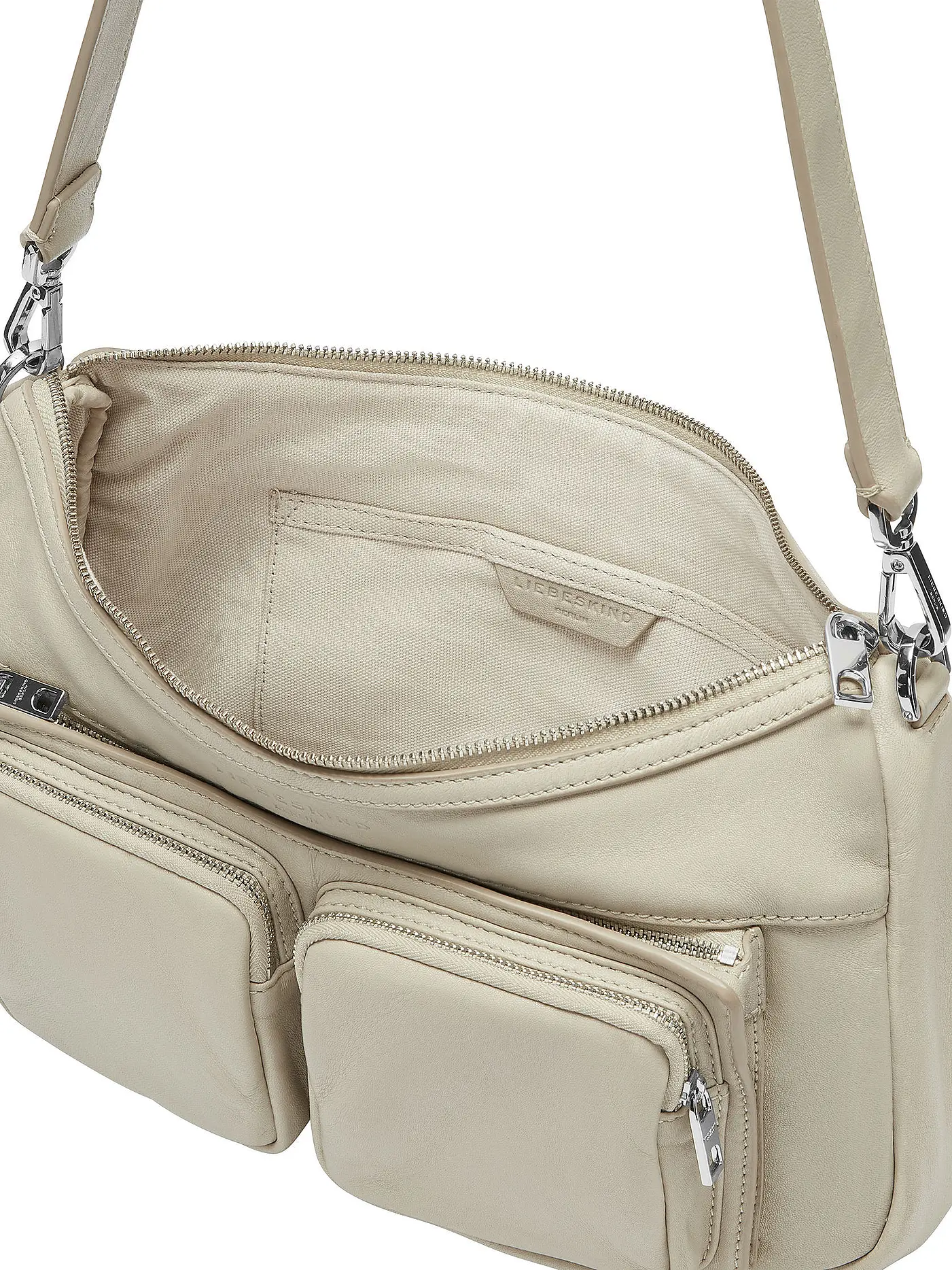 LIEBESKIND BERLIN | Ledertasche - Hobo Bag MAIA Medium | creme