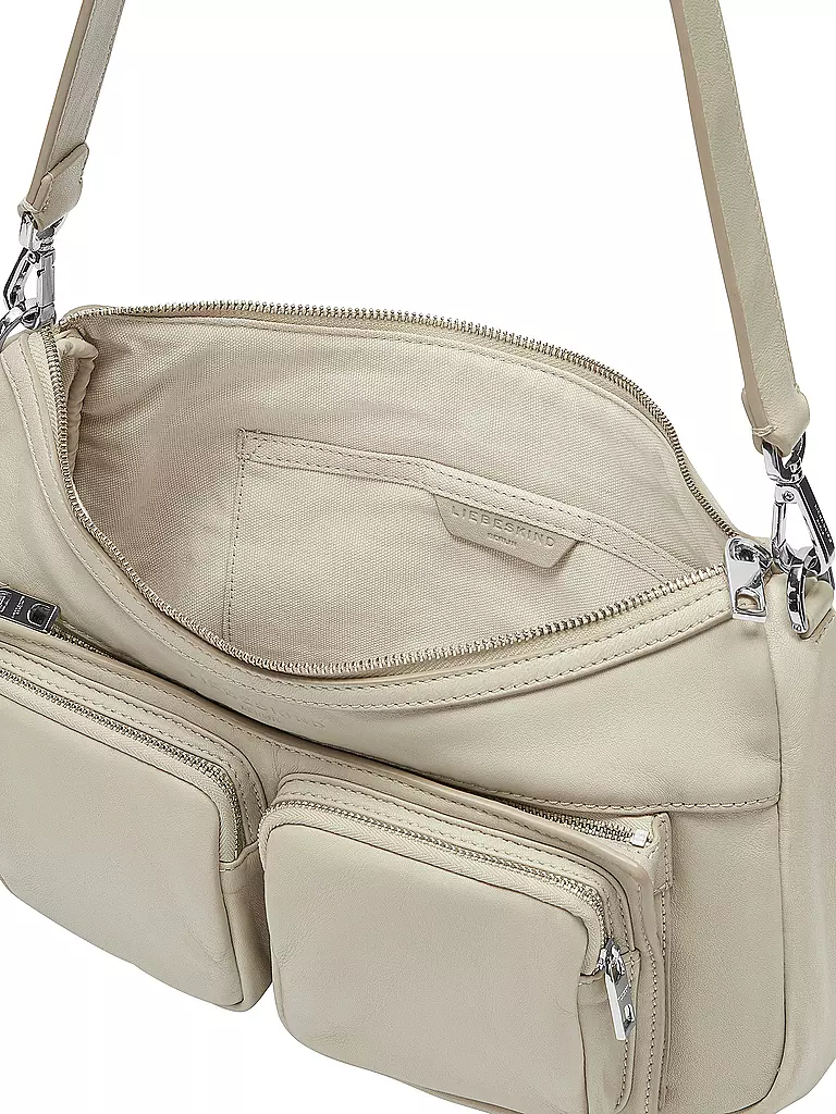 LIEBESKIND BERLIN | Ledertasche - Hobo Bag MAIA Medium | creme