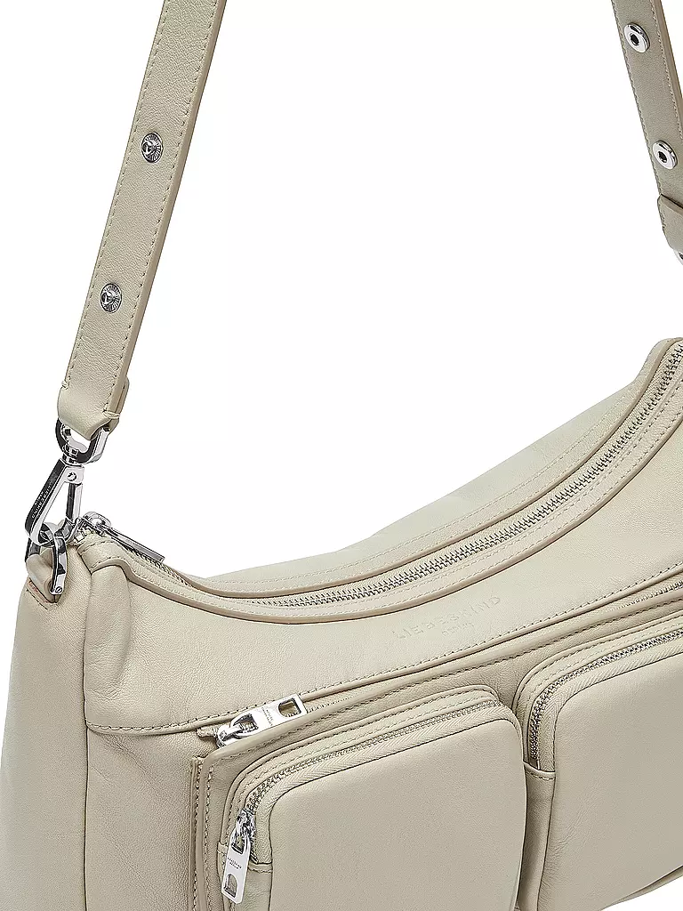LIEBESKIND BERLIN | Ledertasche - Hobo Bag MAIA Medium | creme