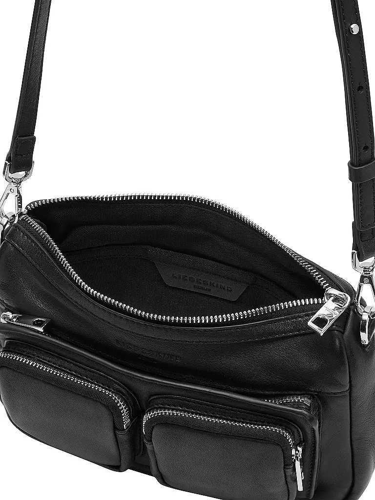 LIEBESKIND BERLIN | Ledertasche - Hobo Bag MAIA Small | schwarz