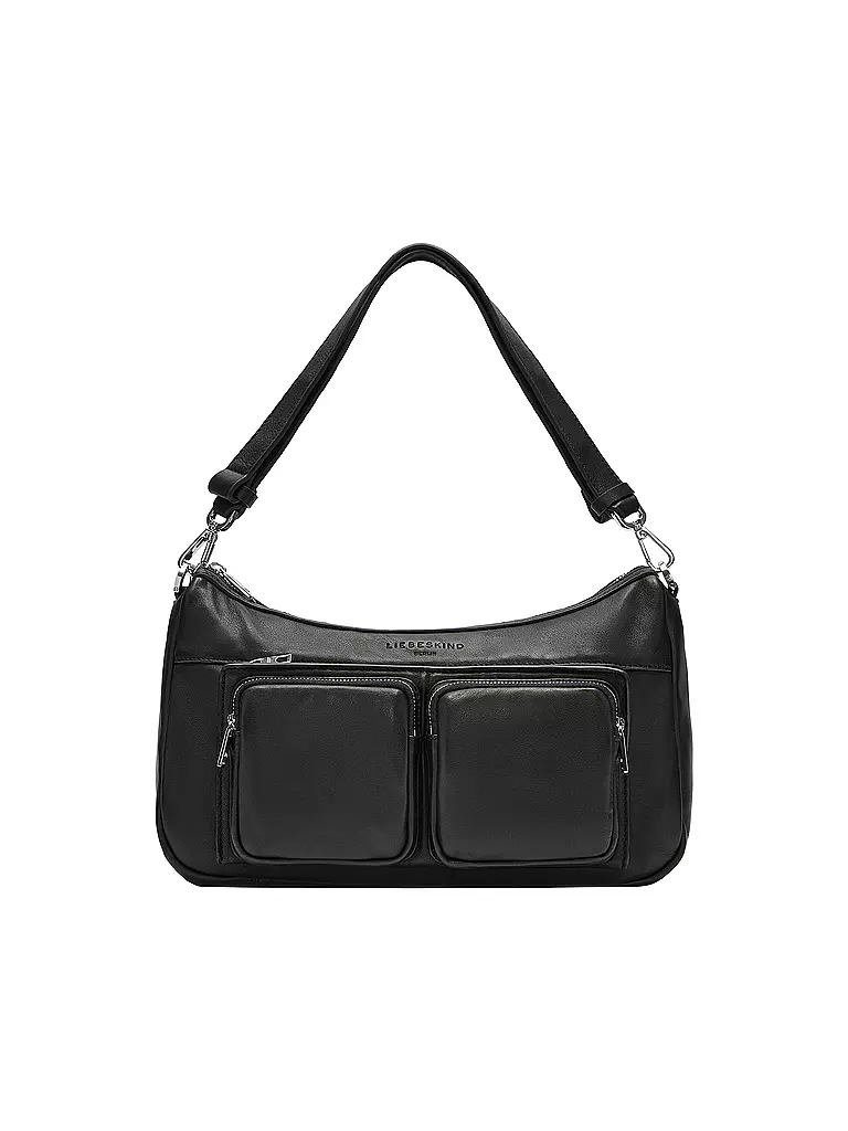 LIEBESKIND BERLIN | Ledertasche - Hobo Bag MAIA Small | schwarz