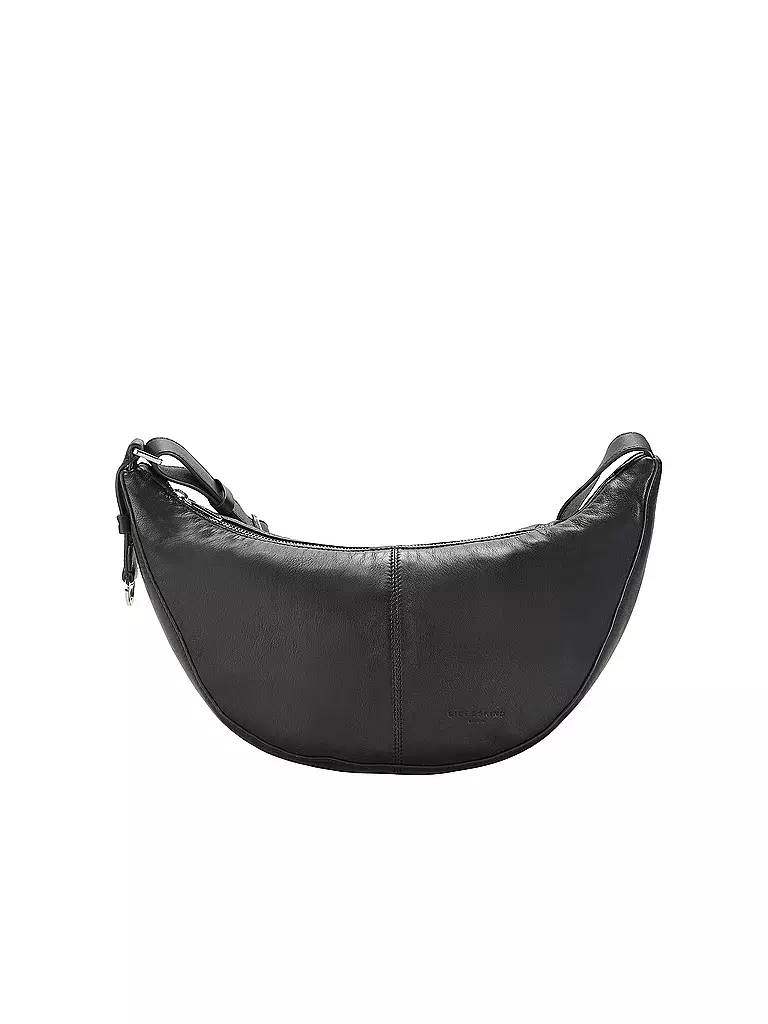 LIEBESKIND BERLIN | Ledertasche - Hobo Bag MOON Small | schwarz
