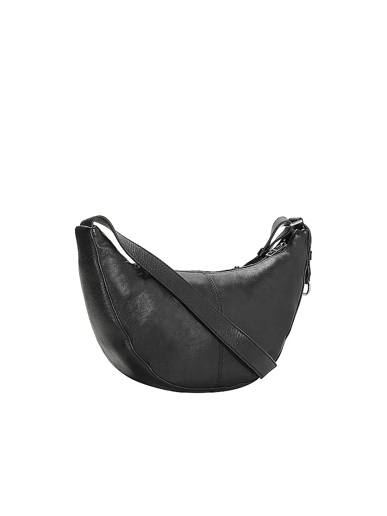 LIEBESKIND BERLIN | Ledertasche - Hobo Bag MOON Small | schwarz