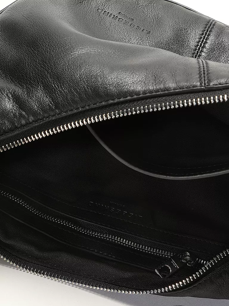 LIEBESKIND BERLIN | Ledertasche - Hobo Bag MOON Small | schwarz