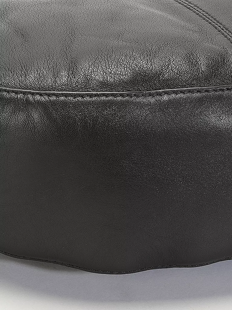 LIEBESKIND BERLIN | Ledertasche - Hobo Bag MOON Small | schwarz