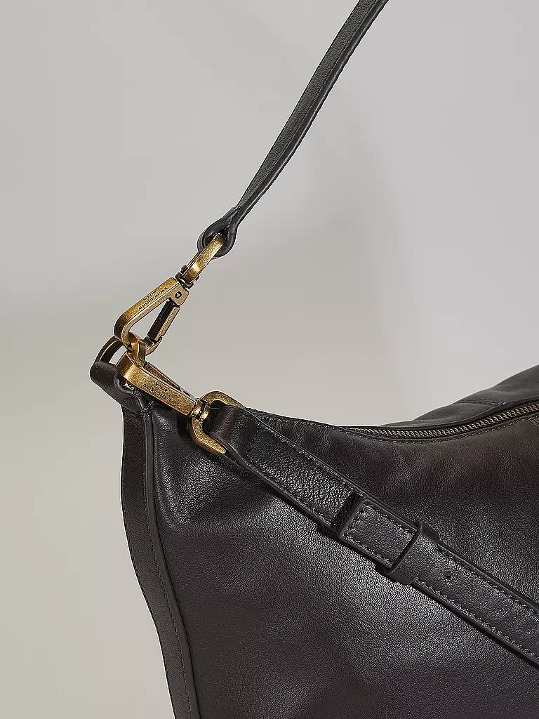 LIEBESKIND BERLIN | Ledertasche - Hobo Bag PARIS Medium | braun