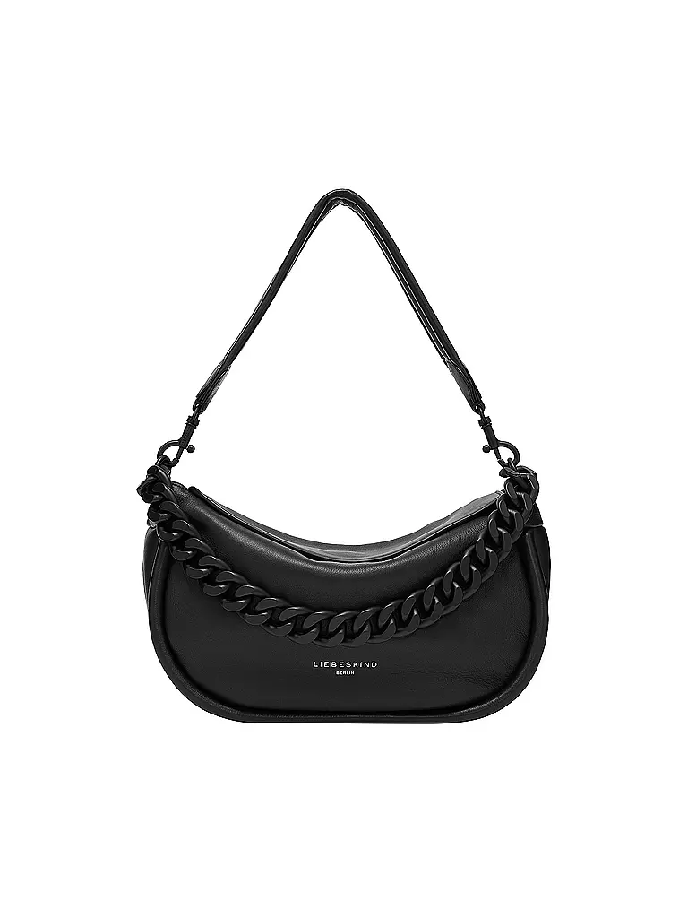 LIEBESKIND BERLIN | Ledertasche - Hobo Bag | schwarz