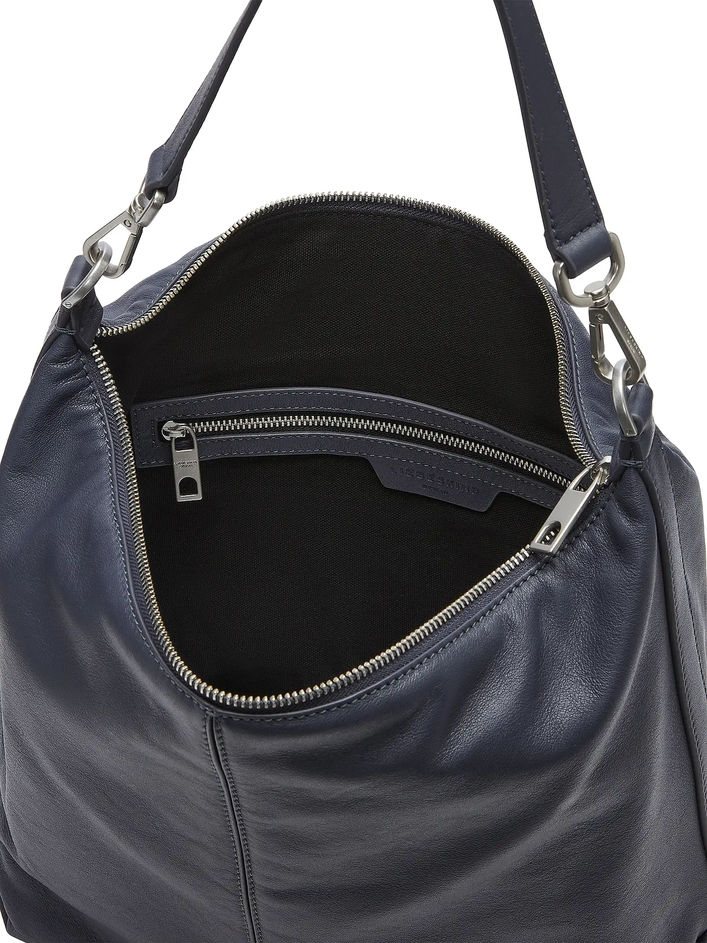 LIEBESKIND BERLIN | Ledertasche - Hobo PARIS Medium | blau