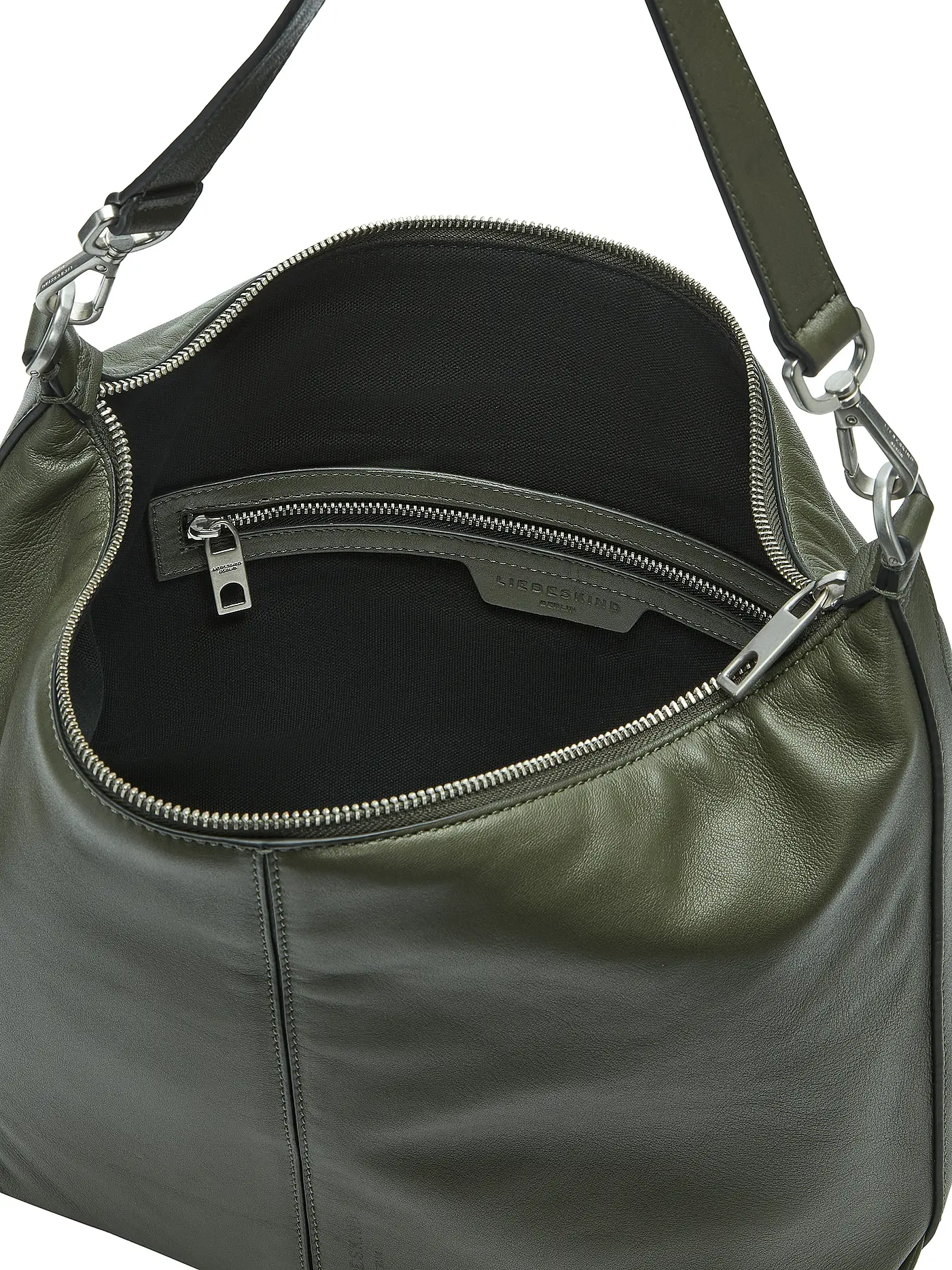 LIEBESKIND BERLIN | Ledertasche - Hobo PARIS Medium | olive