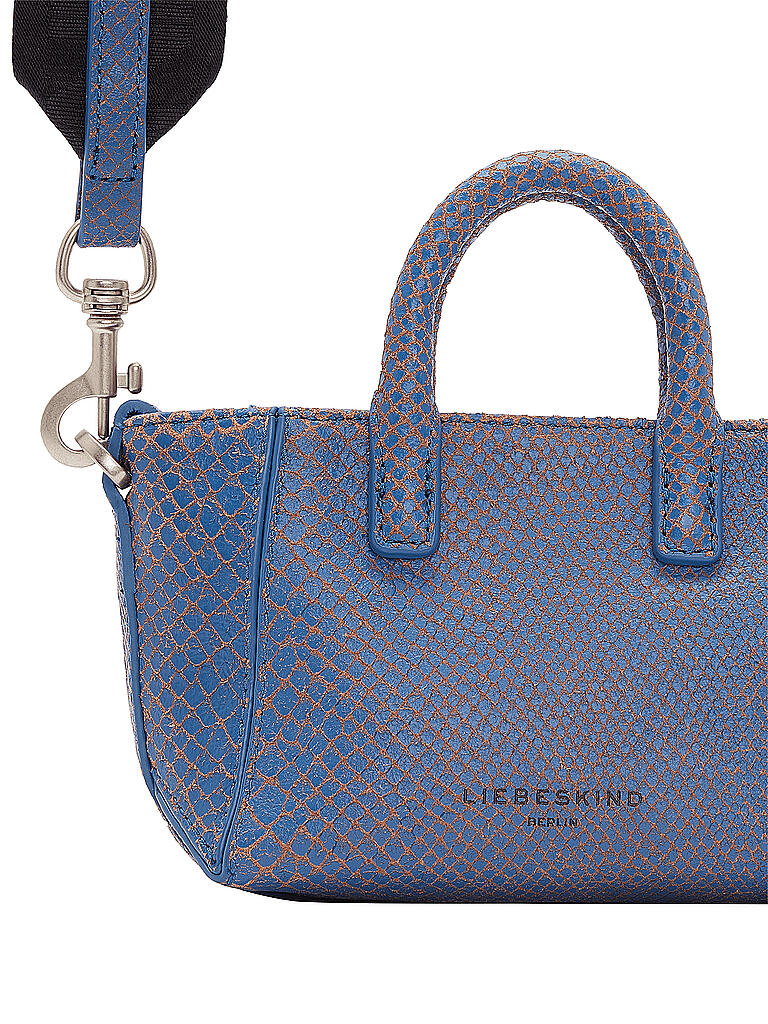 LIEBESKIND BERLIN | Ledertasche - Mini Bag Chelsea XS  | blau